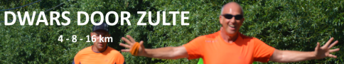 banner van loopwedstrijd Dwars door Zulte