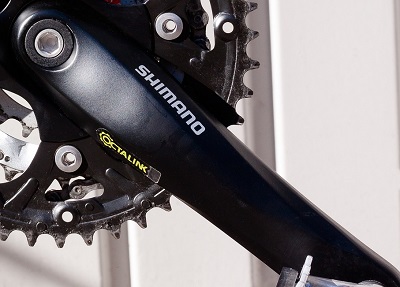 Een blik op een crank van Shimano