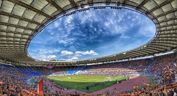 Een blik op het Stadio Olimpico